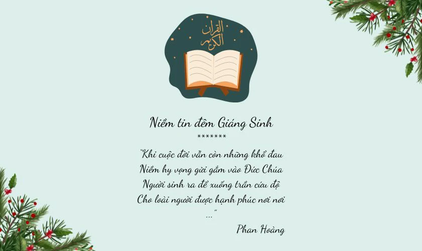 Thơ Noel dành tặng cho tất cả mọi người