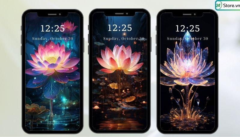 hình nền hoa sen phật giáo